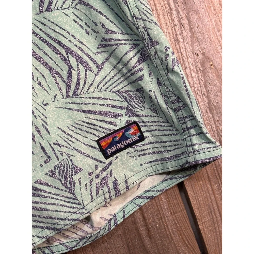 Patagonia Mens Stretch Planing‎ Board Shorts 30 Palm Leaf STY86543 SP19